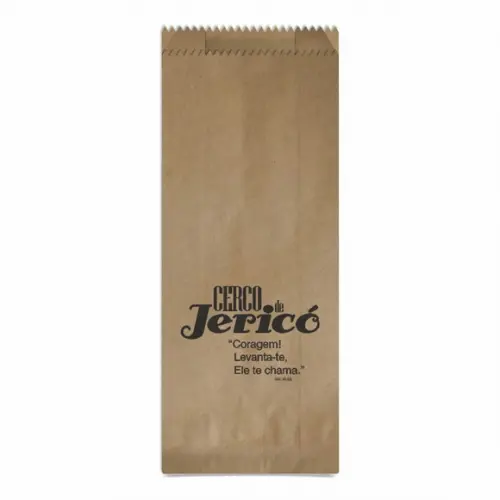 Cerco de Jericó - Saquinho Kraft Simples Personalizado