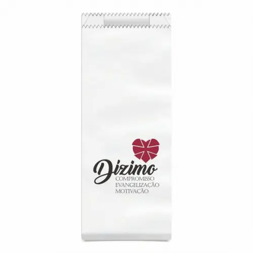 Dizimista - Saquinho Kraft Simples Personalizado