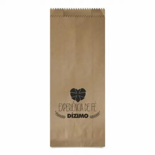 Dizimista - Saquinho Kraft Simples Personalizado