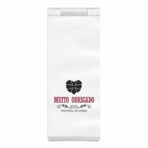 Dizimista - Saquinho Kraft Simples Personalizado