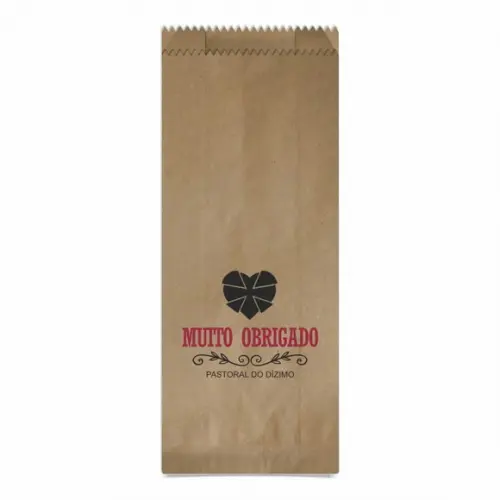 Dizimista - Saquinho Kraft Simples Personalizado
