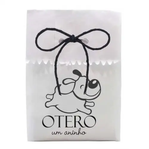 FESTAS - SAQUINHO PAPEL PERSONALIZADO. C/ FURO E CORDÃO