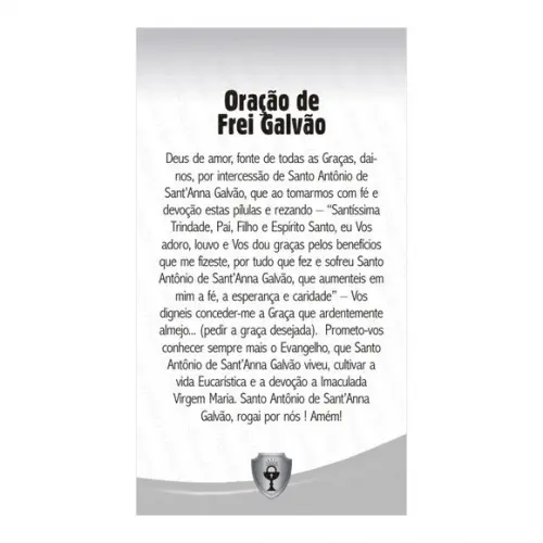 FREI GALVÃO | CARTÃO DE BOLSO + MINI IMAGEM