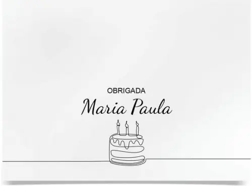 Jogo Americano - Aniversário e Festas