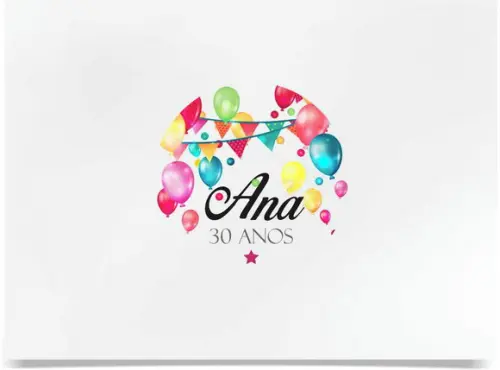 Jogo Americano - Aniversário e Festas