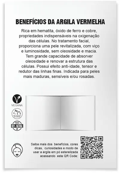 Kit Argila Facial Personalizado, Afrodite. Cor Vermelha.