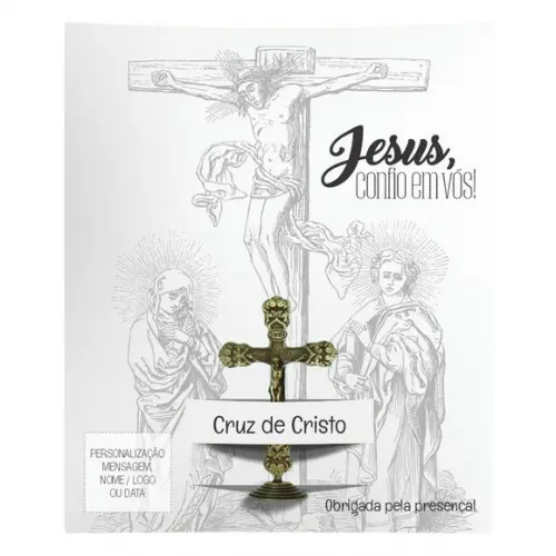 Kit Cartão Altar + Imagem Crucifixo, M2