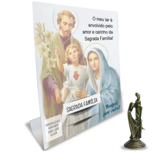 Kit Cartão Altar + Imagem da Sagrada Família, M1