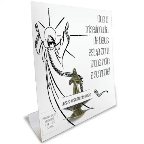 Kit Cartão Altar + Imagem de Jesus Misericordioso, M1