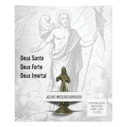 Kit Cartão Altar + Imagem de Jesus Misericordioso, M2