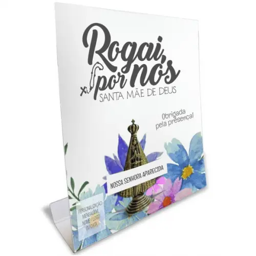 Kit Cartão Altar + Imagem de Nossa Senhora Aparecida, M1