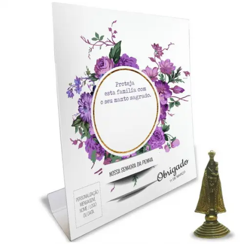 Kit Cartão Altar + Imagem de Nossa Senhora da Penha, M2