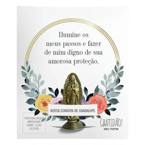 Kit Cartão Altar + Imagem de Nossa Senhora de Guadalupe, M1