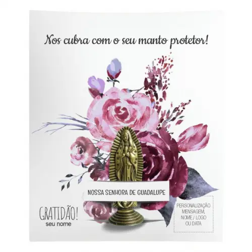 Kit Cartão Altar + Imagem de Nossa Senhora de Guadalupe, M2
