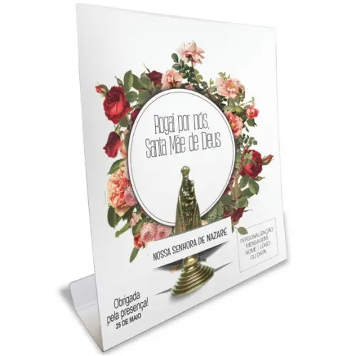 Kit Cartão Altar + Imagem de Nossa Senhora de Nazaré, M1