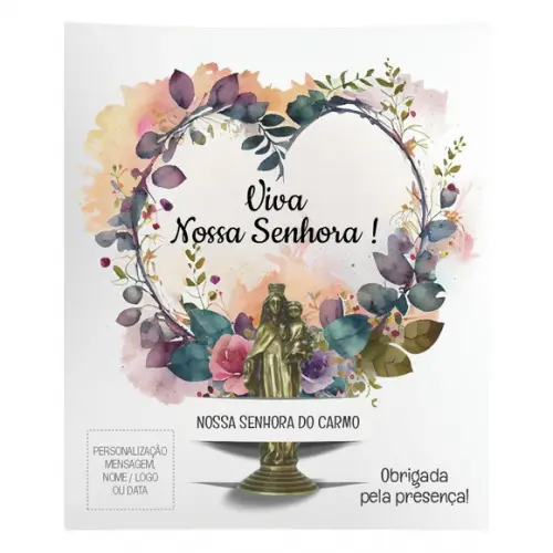 Kit Cartão Altar + Imagem de Nossa Senhora do Carmo, M2