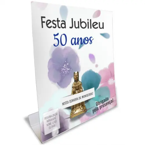 Kit Cartão Altar + Imagem de Nossa Sra. de Monte Serrat, M2