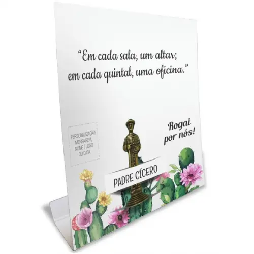 Kit Cartão Altar + Imagem de Padre Cícero, M1