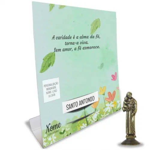 Kit Cartão Altar + Imagem de Santo Antônio, M1