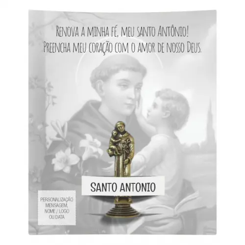 Kit Cartão Altar + Imagem de Santo Antônio, M2