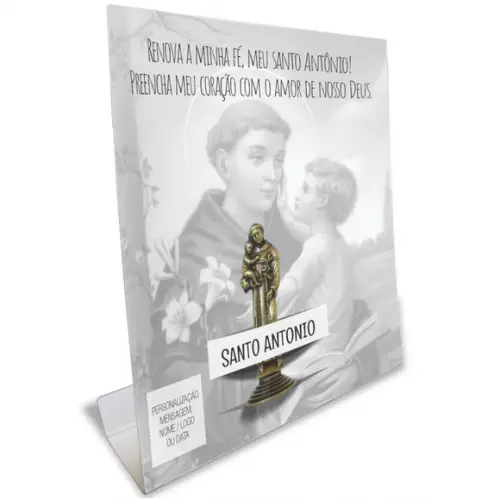 Kit Cartão Altar + Imagem de Santo Antônio, M2