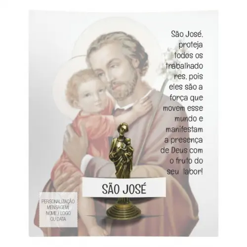 Kit Cartão Altar + Imagem de São José, M1