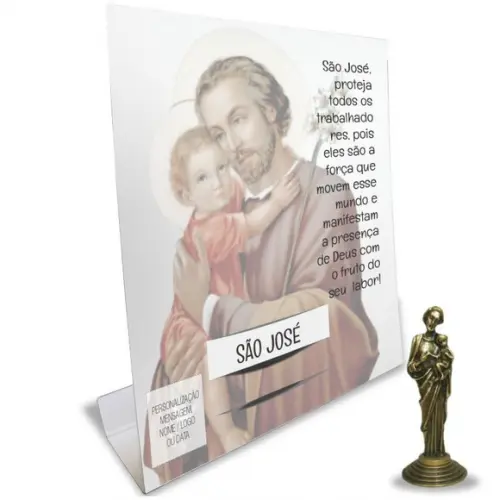 Kit Cartão Altar + Imagem de São José, M1