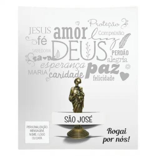 Kit Cartão Altar + Imagem de São José, M2