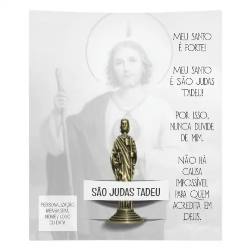 Kit Cartão Altar + Imagem de São Judas Tadeu, M2