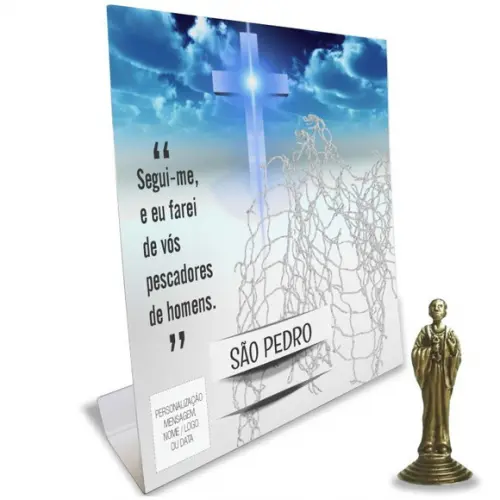 Kit Cartão Altar + Imagem de São Pedro, M2
