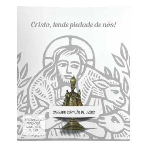 Kit Cartão Altar + Imagem do Menino Jesus de Praga, M2