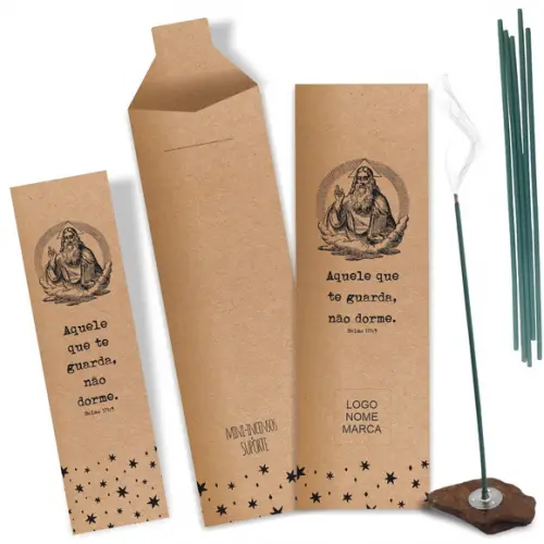 Kit Incenso Personalizado Te Guarda. Pacote c/ 24un