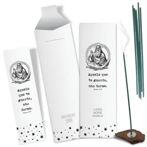 Kit Incenso Personalizado Te Guarda. Pacote c/ 24un