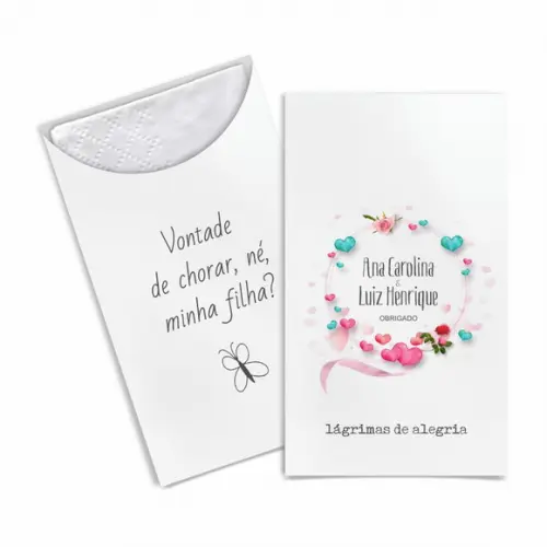 Lágrimas de Alegria, personalizada