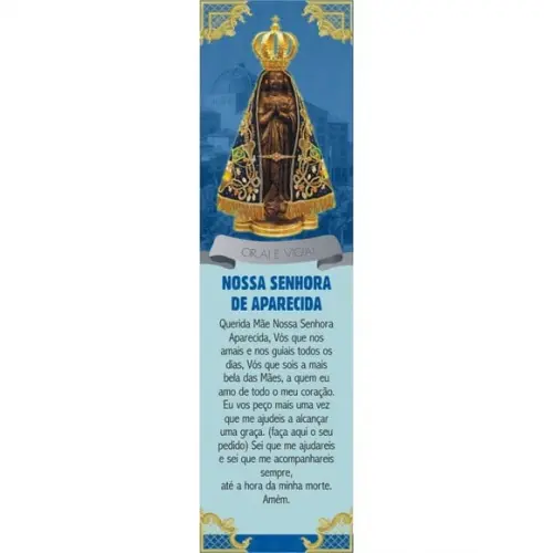 Marca página Nossa Senhora Aparecida