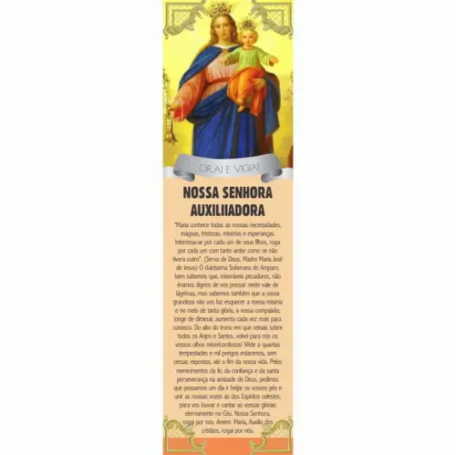 Marca página Nossa Senhora Auxiliadora