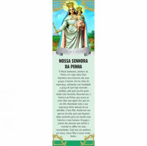 Marca página Nossa Senhora da Penha