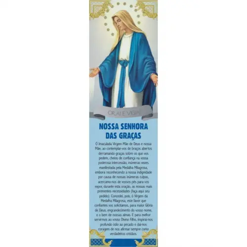 Marca página Nossa Senhora das Graças