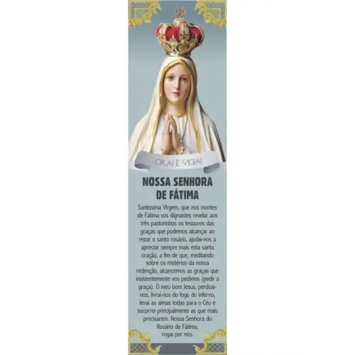 Marca página Nossa Senhora de Fátima