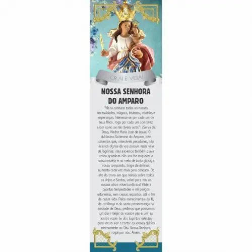 Marca página Nossa Senhora do Amparo