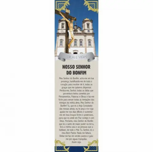 Marca página Nosso Senhor do Bonfim
