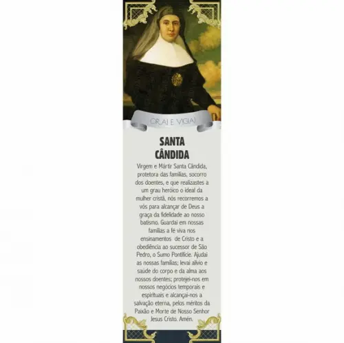 Marca página Santa Cândida