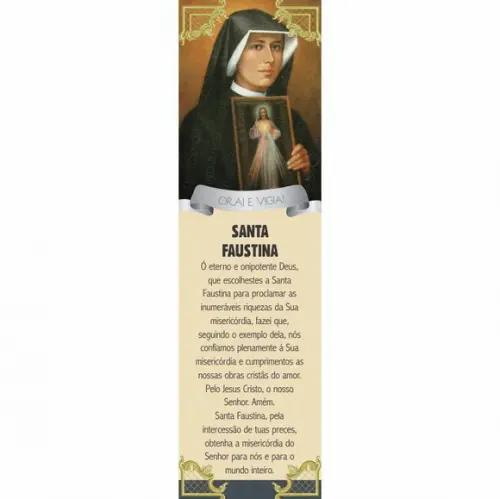 Marca página Santa Faustina