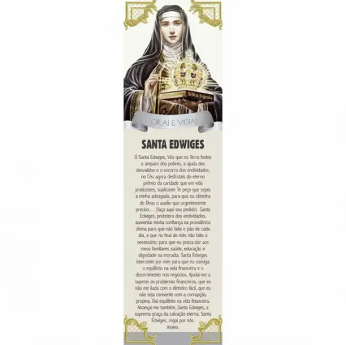 Marca página Santa Edwiges