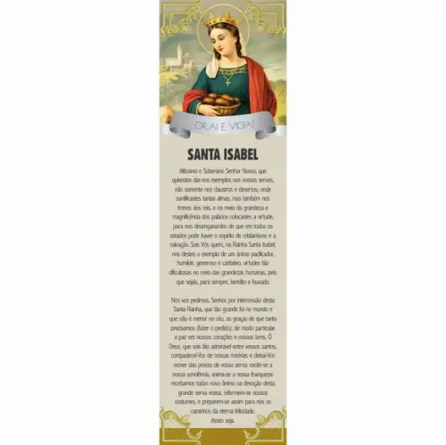 Marca página Santa Isabel