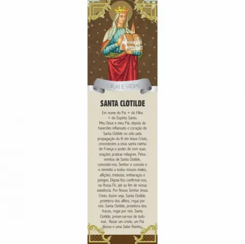 Marca página Santa Clotilde