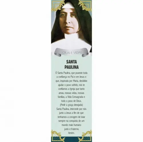 Marca página Santa Paulina