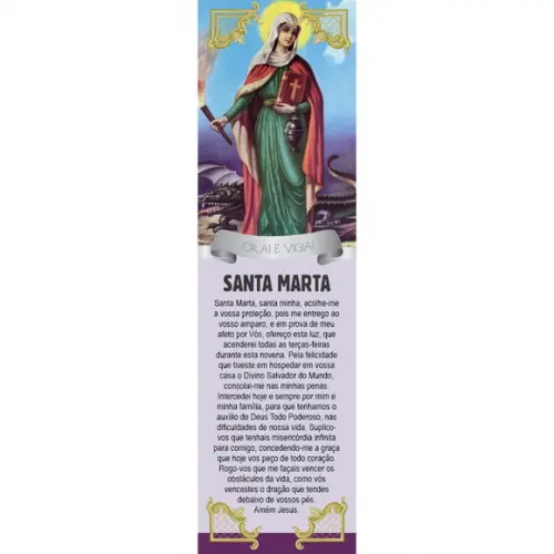 Marca Página Santa Marta
