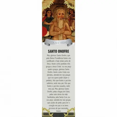 Marca página Santo Onofre