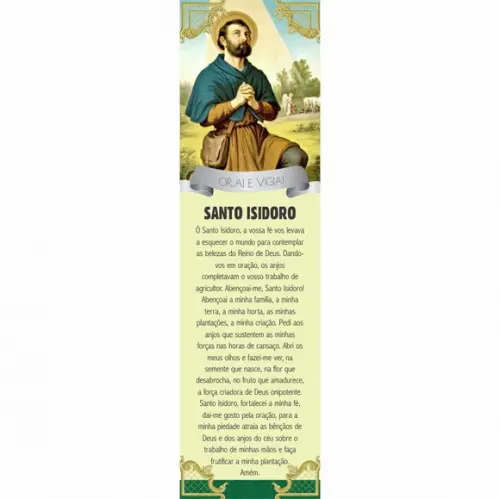 Marca página Santo Isidoro